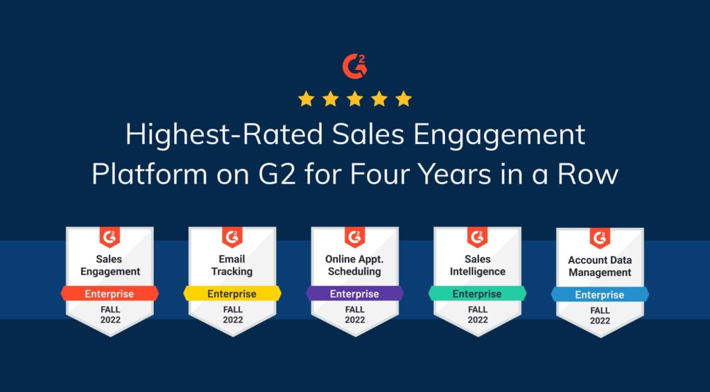 Groove is top-rated sales engagement platform in 2022 G2 Reports